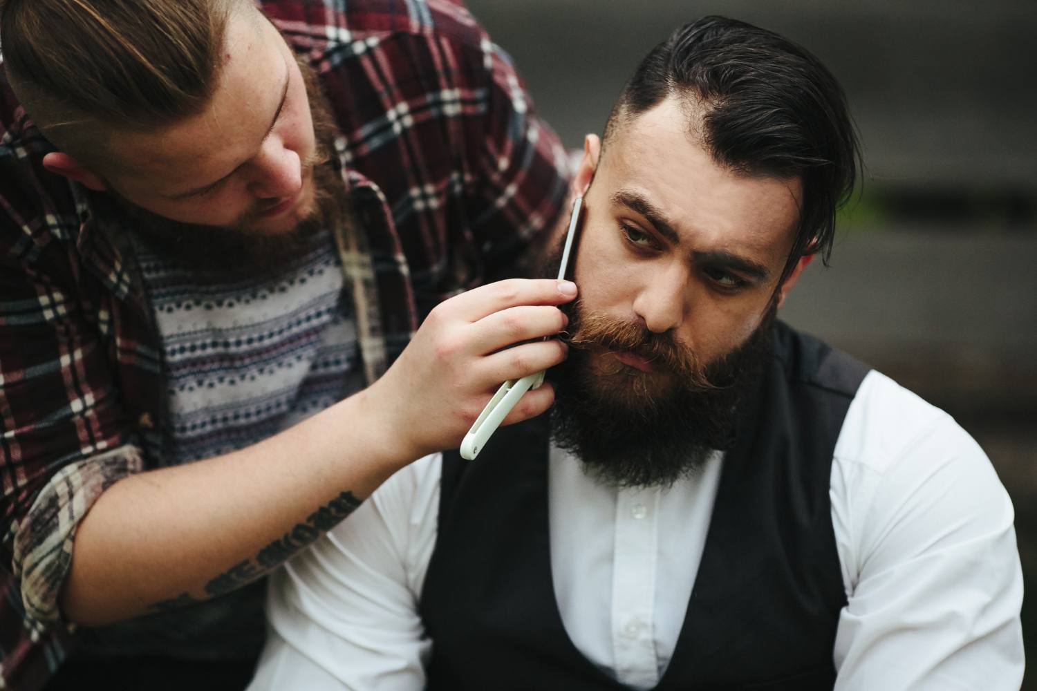 Perfect beard and mustache: premium-departure in  Ozan Barbers 